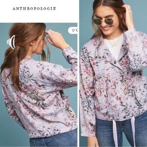 Anthropologie Darcy Camo Floral Jacket - Marrakech